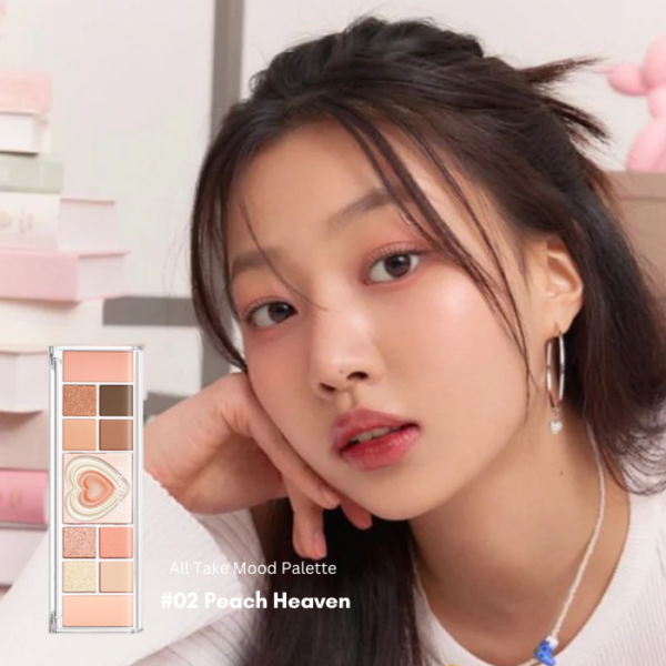 Peripera - All Take Mood Palette #02 Peach Heaven