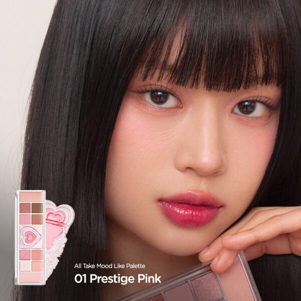 Peripera - All Take Mood Palette #01 Prestige Pink