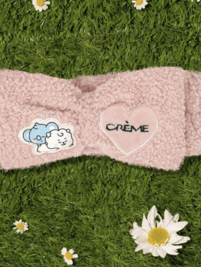The Creme Shop BT21 BABY Plush Spa Teddy Headyband™ – Rosy Blush
