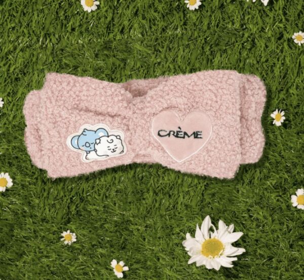 The Creme Shop BT21 BABY Plush Spa Teddy Headyband™ - Rosy Blush