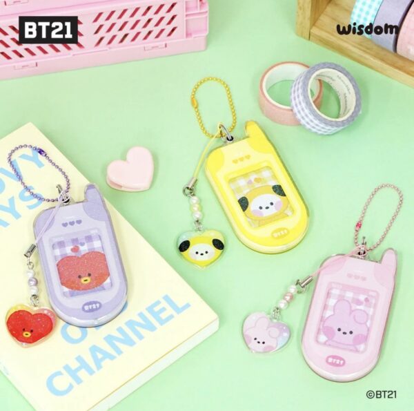 BT21 - Retro Phone Keyring - Imagen 2