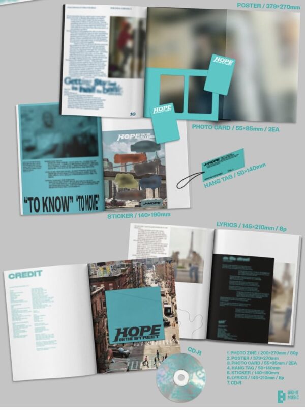 J-HOPE (BTS) - [HOPE ON THE STREET VOL.1] (Random Ver.) - Imagen 4