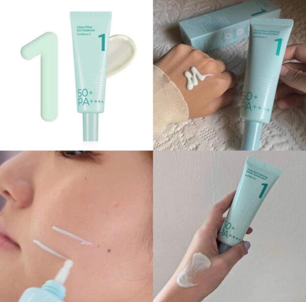Numbuzin - Clear Filter Sun Essence SPF50+ PA++++ - Imagen 3
