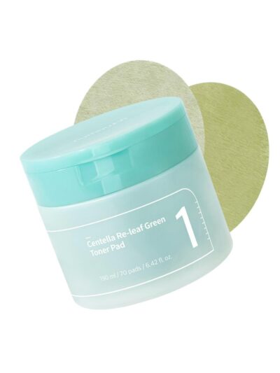 Numbuzin – No.1 Centella Re-Leaf Green Toner Pad | Pads Calmantes de Centella