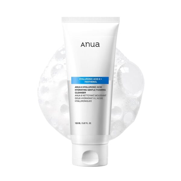 Anua – 8 Hyaluronic Acid Hydrating Gentle Foaming Cleanser | Suave e Hidratante