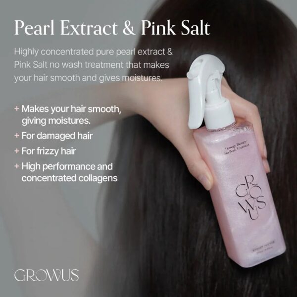 GROWUS - Damage Therapy No-Wash Treatment EX (Tratamiento en Spray sin Enjuague) - Imagen 4