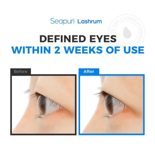 Seapuri - Lashrum Eyelash Enhancing Serum (Suero para el Crecimiento de Pestañas y Cejas) - Imagen 2