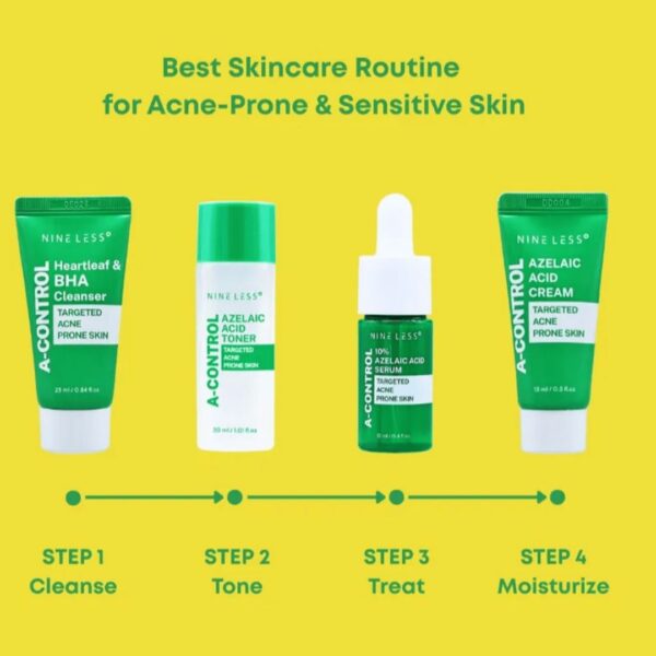 Nine Less - A - Control Mini Kit ( Mini rutina para pieles con acne) - Imagen 2